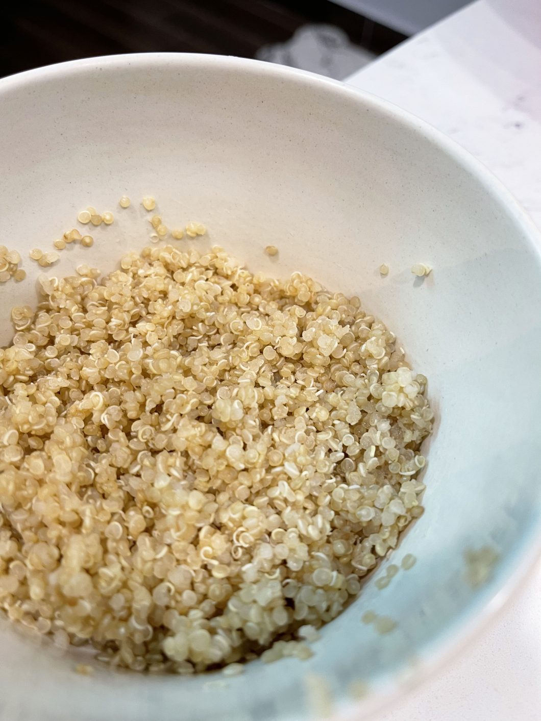 perfectly cooked quinoa