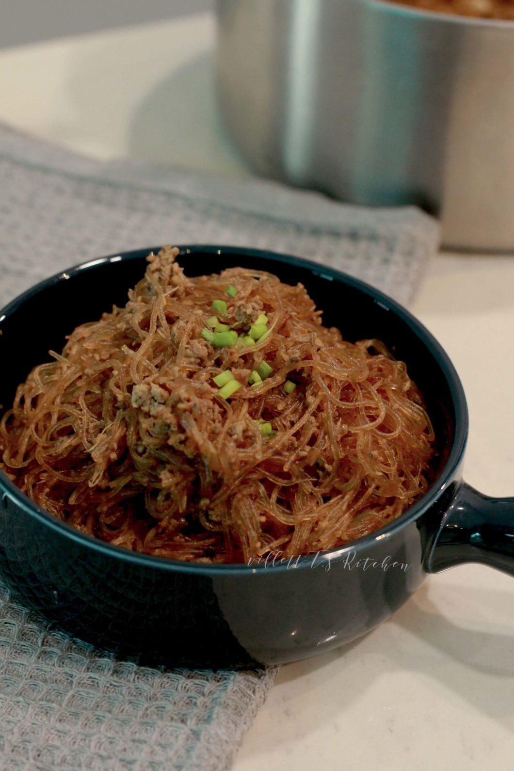 glass noodles with minced meat